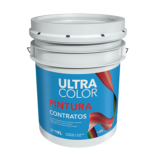 Pintura vinil-acrílica Ultracolor contratos 19 L blanco mate