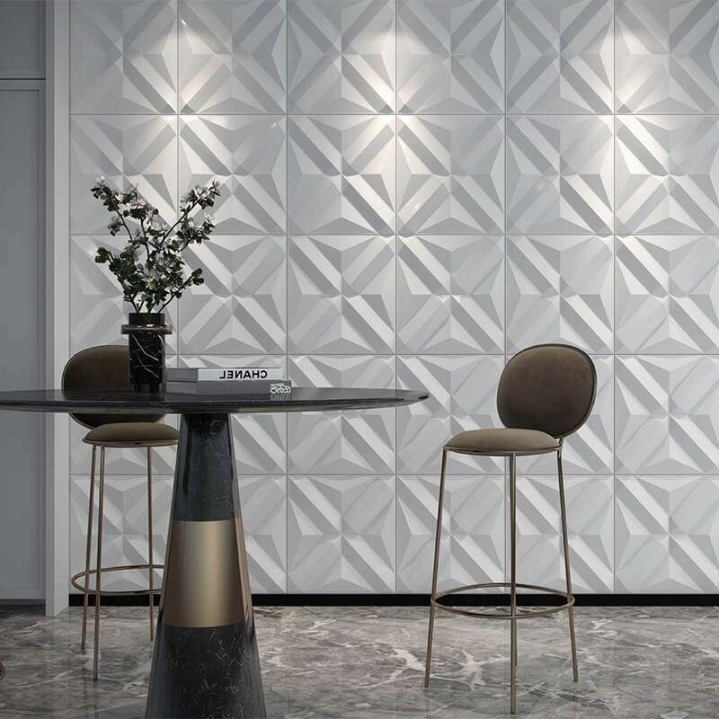 Paneles3dcora - Nuestro panel decorativo 3D para paredes interiores OLINA  está diseñado a base de formas rectangulares de diferentes tamaños.  Aprovecha nuestra promoción del 60% dto:   #interiordesign #wall #building #design #tile #