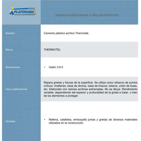 cemento-acrilico-thermotek-galon-3.8L cemento-acrilico-thermotek-galon-3.8L