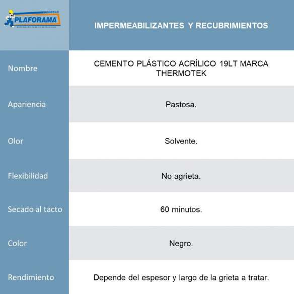 cemento-acrilico-thermotek-galon-19L