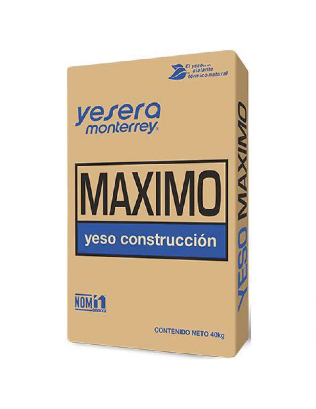 Bulto De Yeso Construcción Máximo Alta Pureza, De 40 Kg.