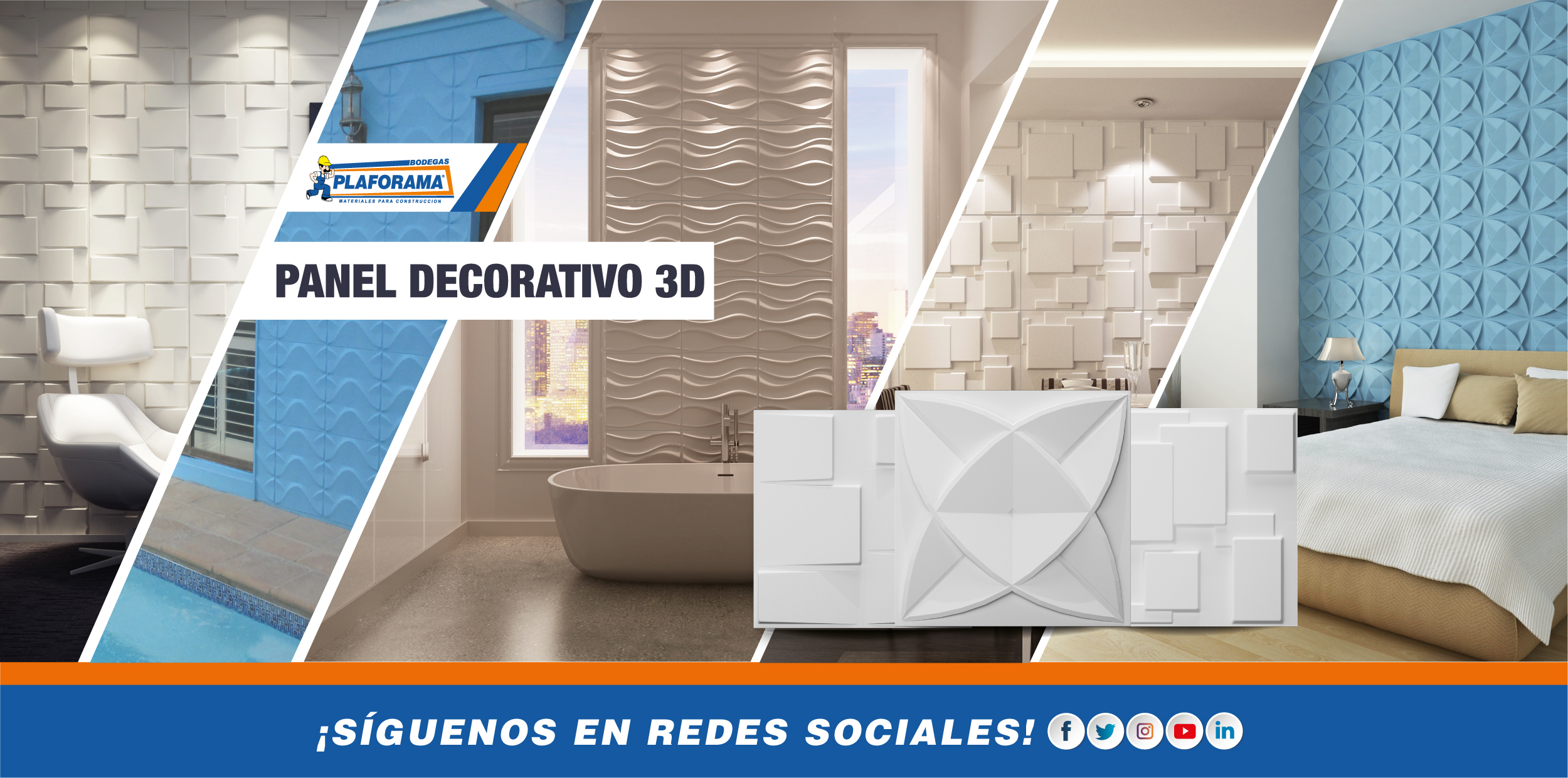 Paneles Decorativos 3D - Mexicali