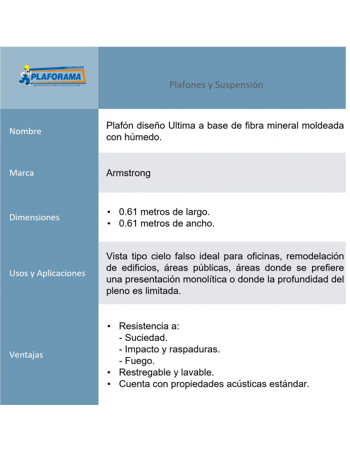 plafon-ultima-1911-armstrong-61cm-x-61cm