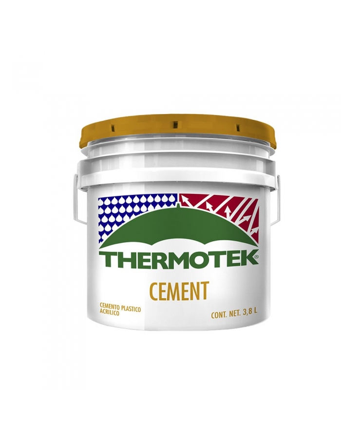 CEMENTO PLÁSTICO ACRÍLICO THERMOTEK GALÓN 3.8 L COLOR BLANCO CEMENTO PLÁSTICO ACRÍLICO THERMOTEK GALÓN 3.8 L COLOR BLANCO