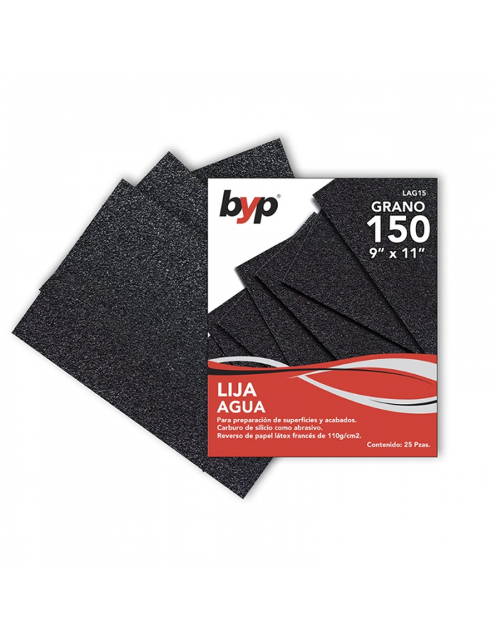 Lija de agua BYP 504417 Grano 150...