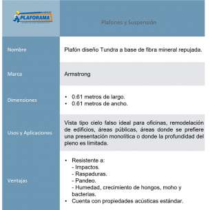 Plafón Tundra Humiguard... 2