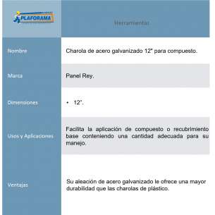 Charola de acero... 2