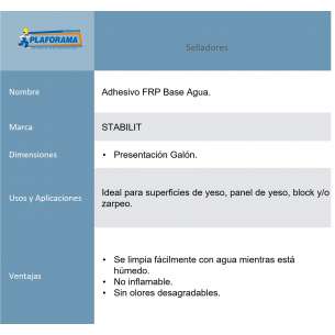 Adhesivo para Panel FRP... 2