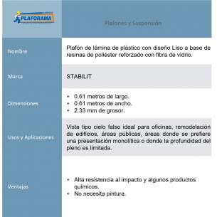Plafón Stabilit 500069 Liso... 2