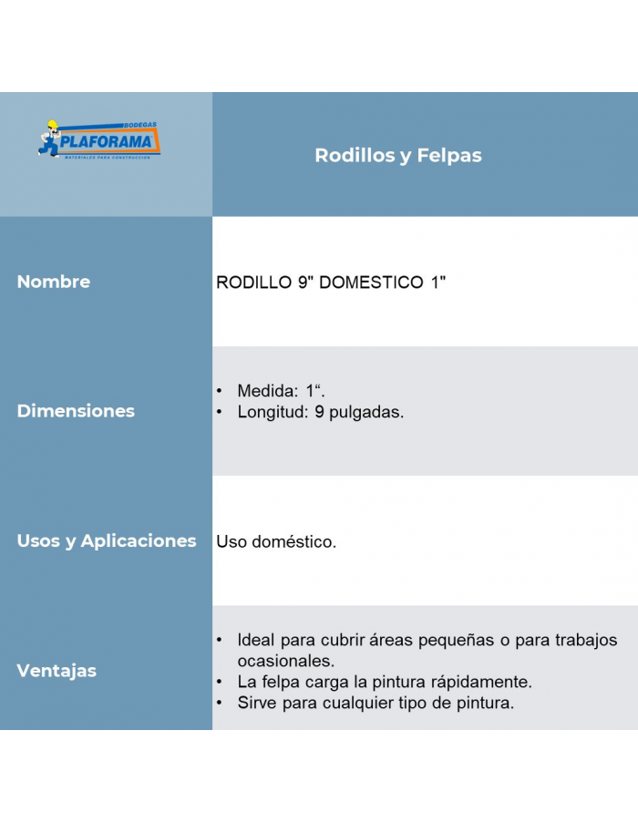 rodillo-pintura-uso-domestico-9-pulgadas-byp-rec39