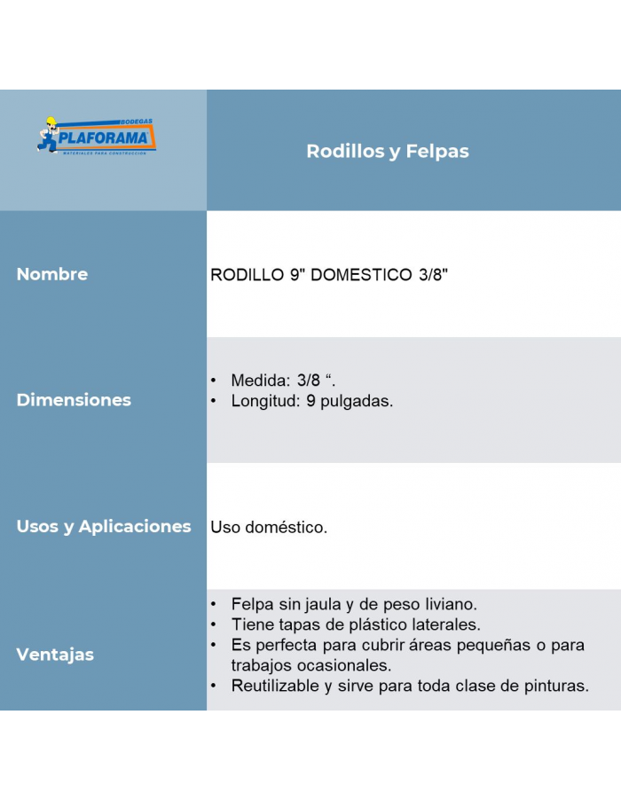 rodillo-pintura-uso-domestico-9-pulgadas-byp-rec19