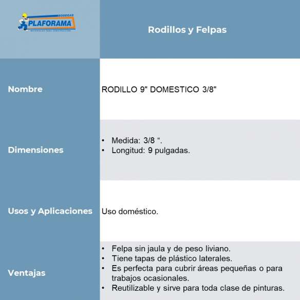 rodillo-pintura-uso-domestico-9-pulgadas-byp-rec19