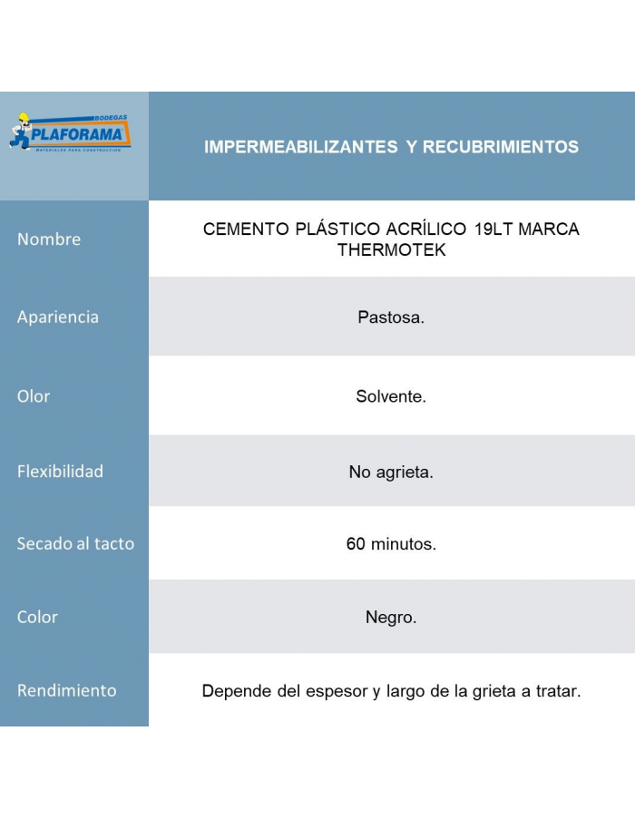 cemento-acrilico-thermotek-galon-19L