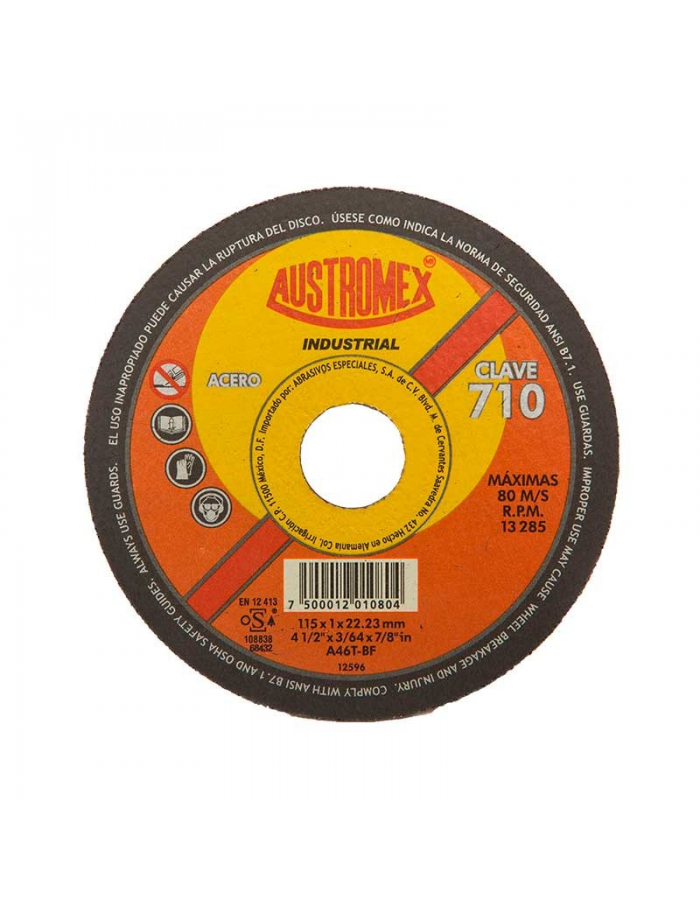 DISCO  710 CORTE METAL  4 1/2" AUSTROMEX