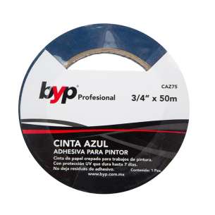 cinta-azul-3/4-pulgada-x-50-metros-byp-modelo-caz75