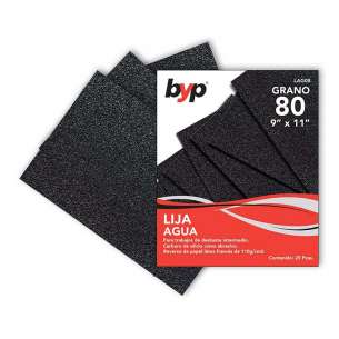 Lija de agua grano 80 Byp ....