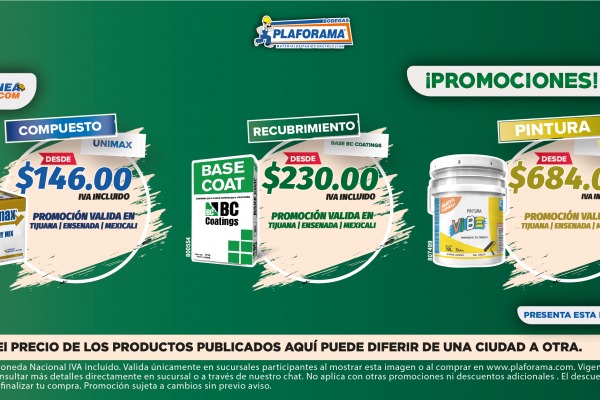 ¡PROMOCIONES DEL MES!